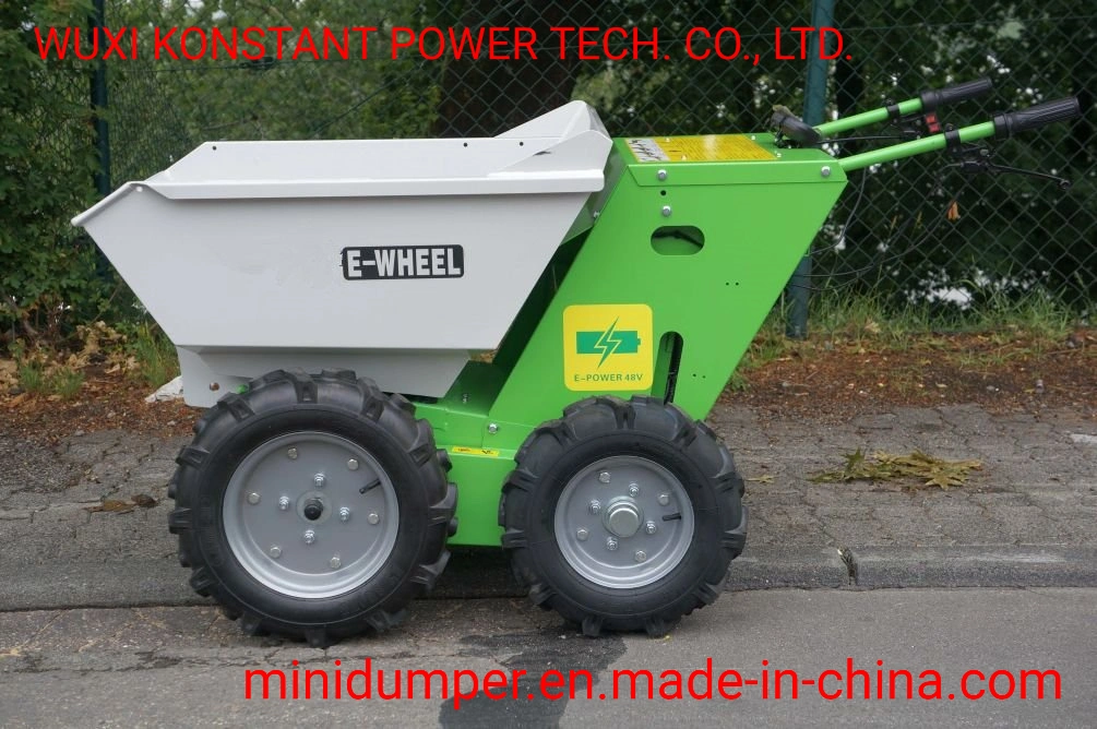 Electric Mini Dumper Kt-MD300e 300kg Loading for Building Construction Use