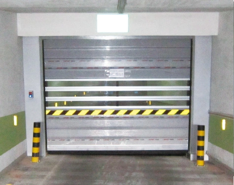 Industrial Automatic Motorized Aluminum Alloy Garage Door for Warehouse