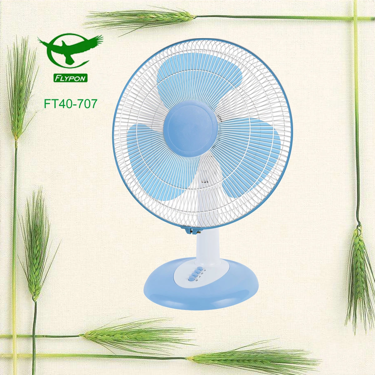 3 PP Blades 16inch Table/Desk Fan with Cooler Wind