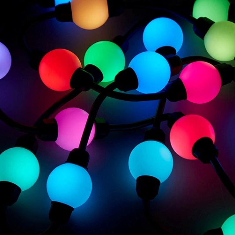 Rainmin produzierte 0,336W RGB Mini String Ball Light für Dekoration