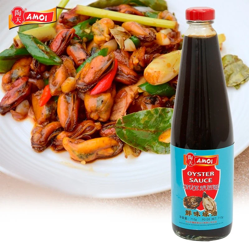 710g Amoi Brand a+ Grade Oyster Sauce Professional Condiment Manufacturer