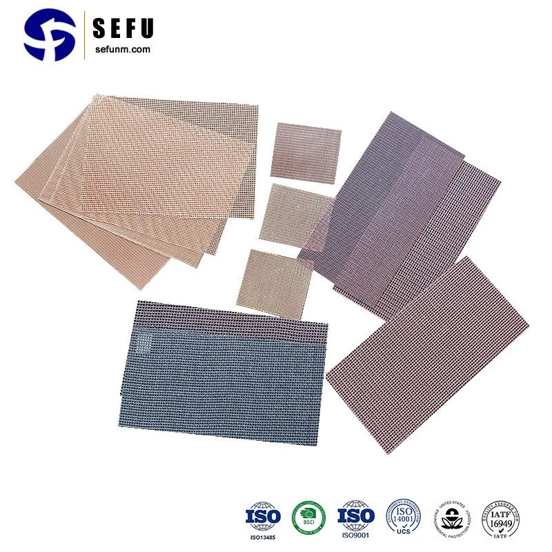 Sefu China Casting Filters Manufacturer Foundry Fiberglass Filter Mesh Gas-Liquid Filter Applied to Remove Non-Metallic Inclusions in The Metal Melt