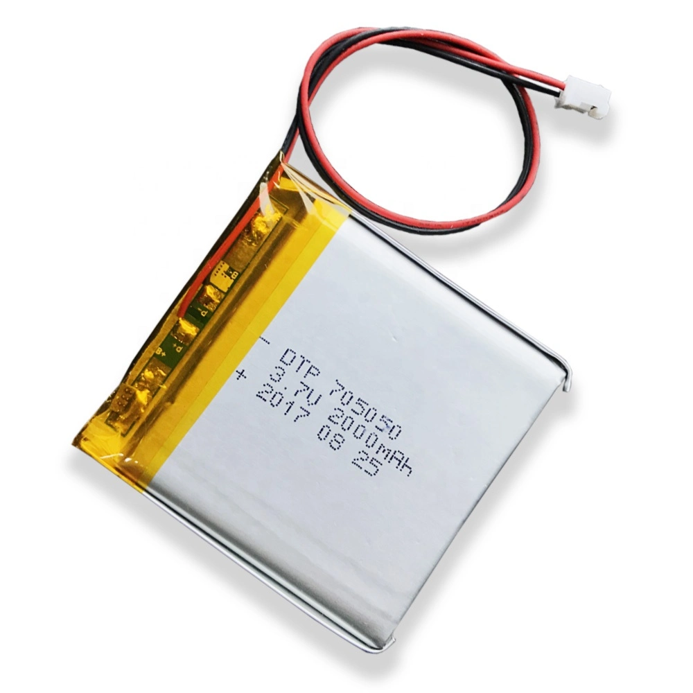 Lipo Battery3,7V 2100mAh 705050 recargable para LED