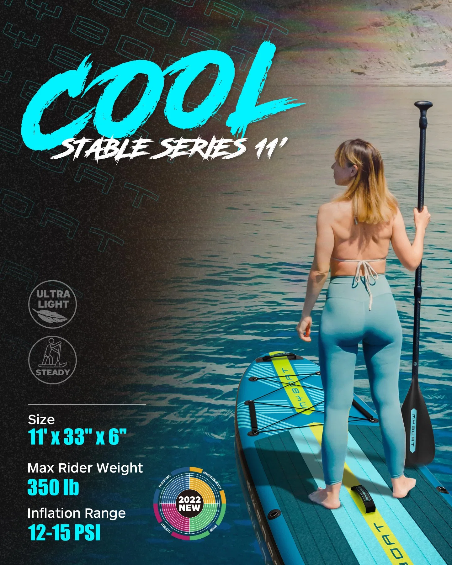 Großhandel Outdoor Wassersport 11′ lange Brett Stand Up Paddel Surfbrett