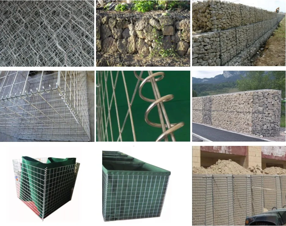 Fabrik Direktversorgung Gabion Drahtgitter Korb Stone Cage Halten Wand