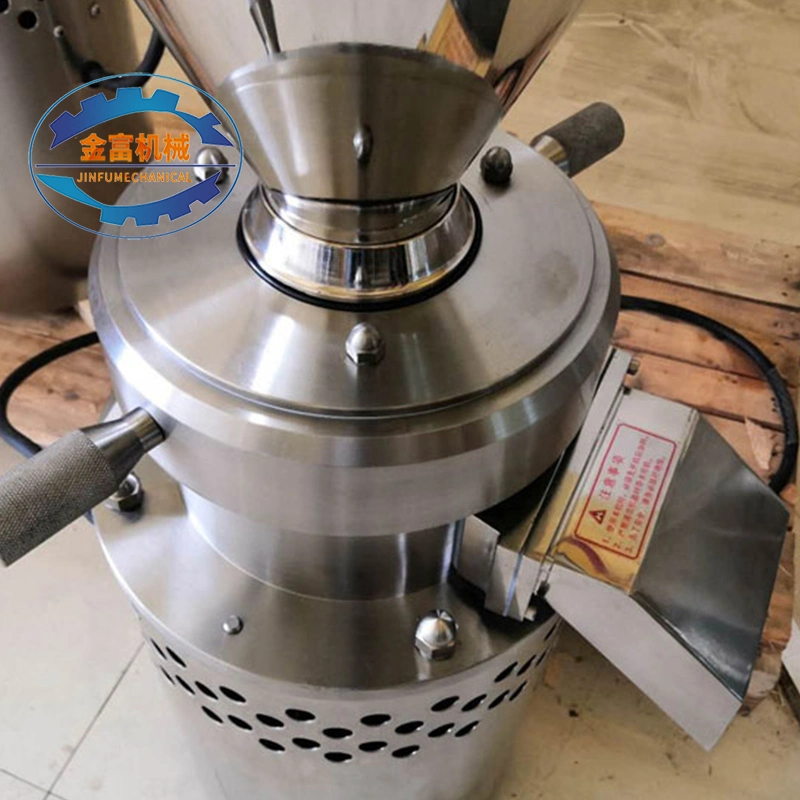 Automatic Grain Beans Fruits Nuts Peanut Spicy Tomate Paste Butter Grinding Colloid Mill Machine