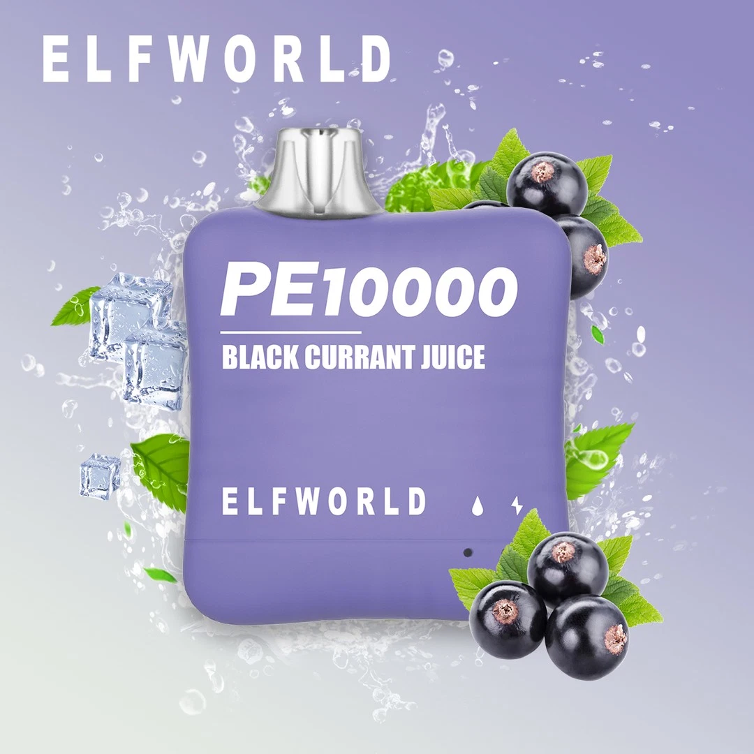 Meilleur vendeur Elfworld 10K Puffs E cigarette Vapes jetables chargeur Batterie vs Elfbar 9K puffs