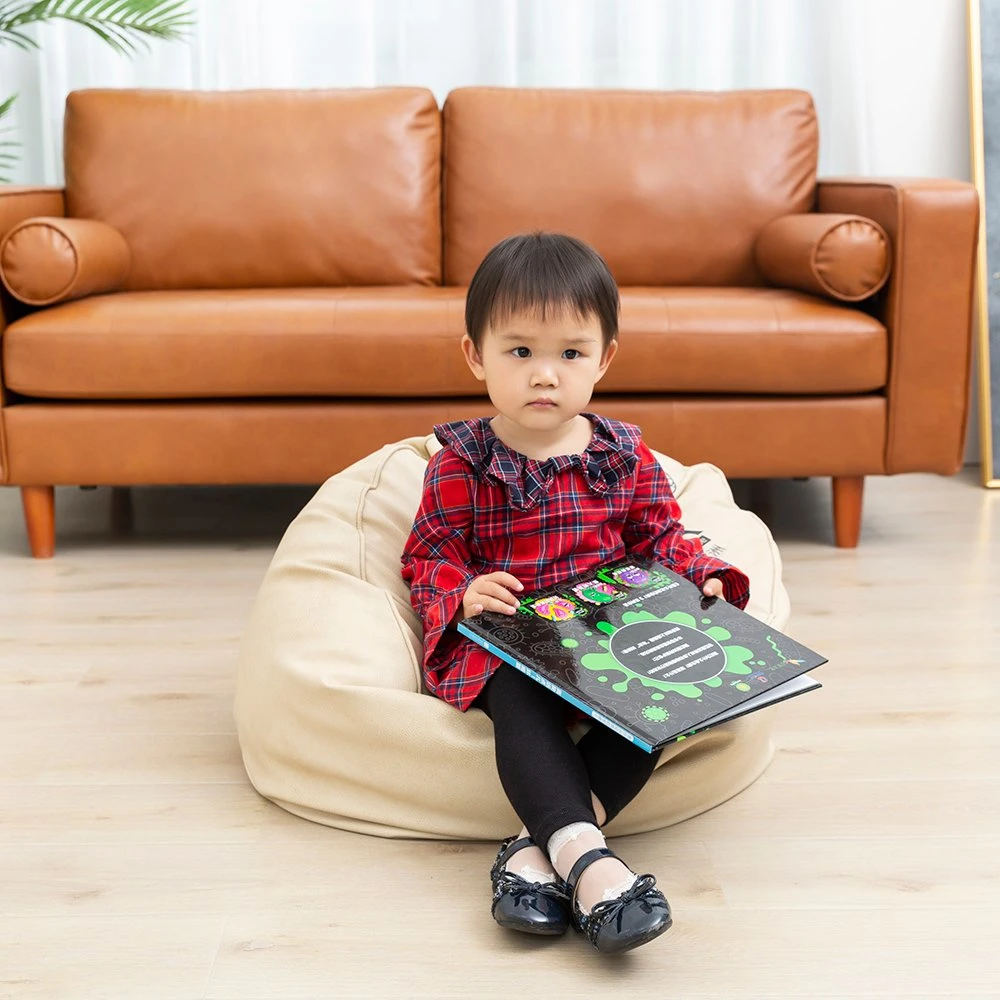 Extérieur et intérieur des chaises en cuir vegan Bean Bag Commerce de gros pour les enfants adulte