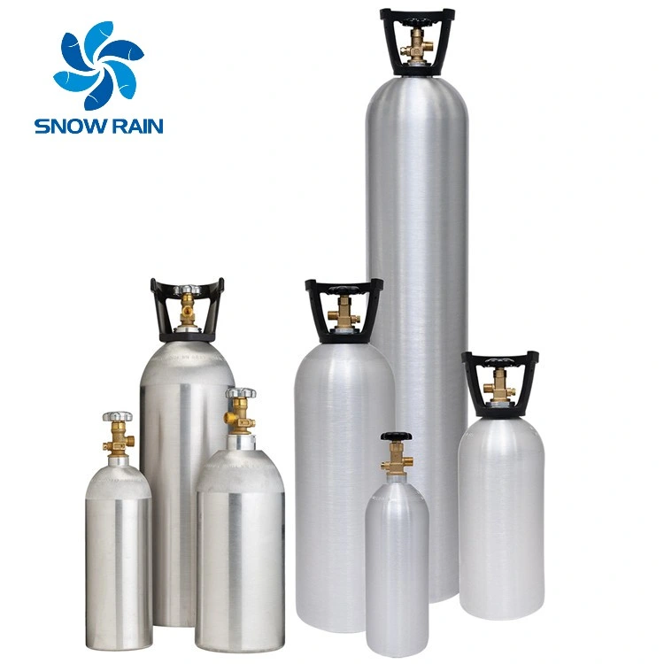 Manufacturer Direct Sale Promotion Popular High Pressure Seamless 0.35~50L Aluminum CO2 Gas Cylinder