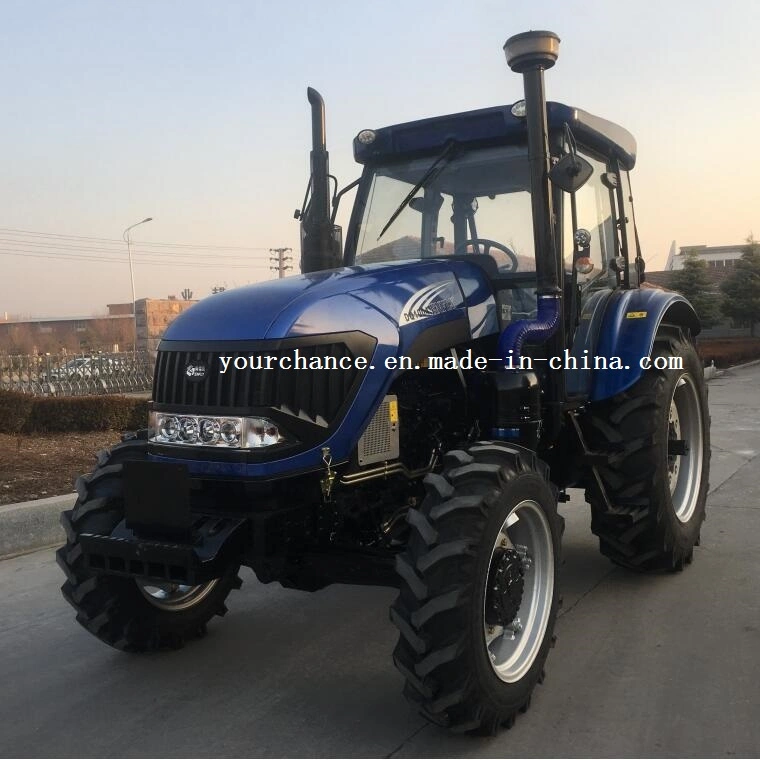 New Condition Ce Certificate Dq1004 100HP 4WD Chinese Big Agricultural Wheel Farming Tractor for Sale