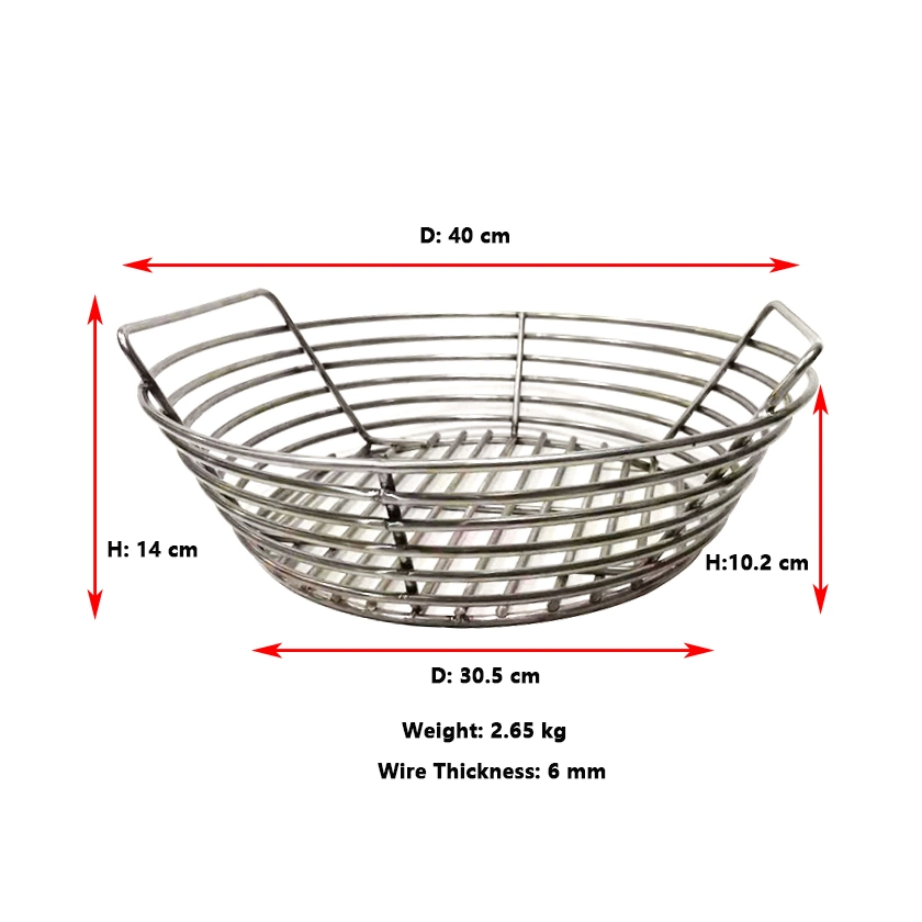 Venda por grosso de aço inoxidável 304 Round Churrasqueira de dobragem Wire Mesh/Grade churrascos