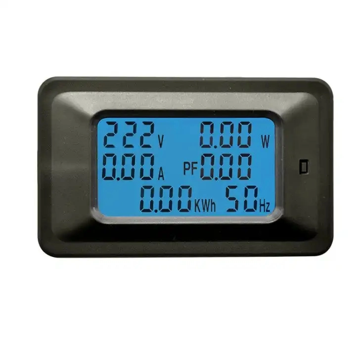 LCD Panel Monitor Power Energy Analog Voltmeter Ammeter Watt Current AMPS Volt Meter Digital AC Voltage Meters