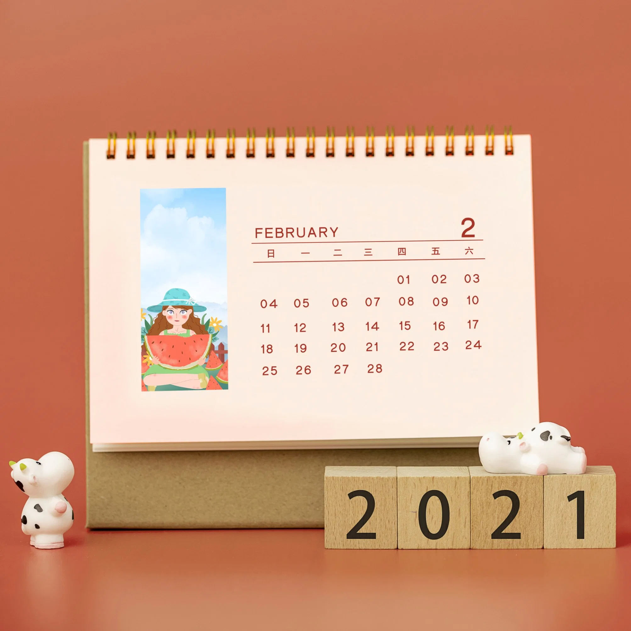 2023 Sonderausgabe Kundenspezifischer Druck Werbekalender/Kalender/Tischkalender