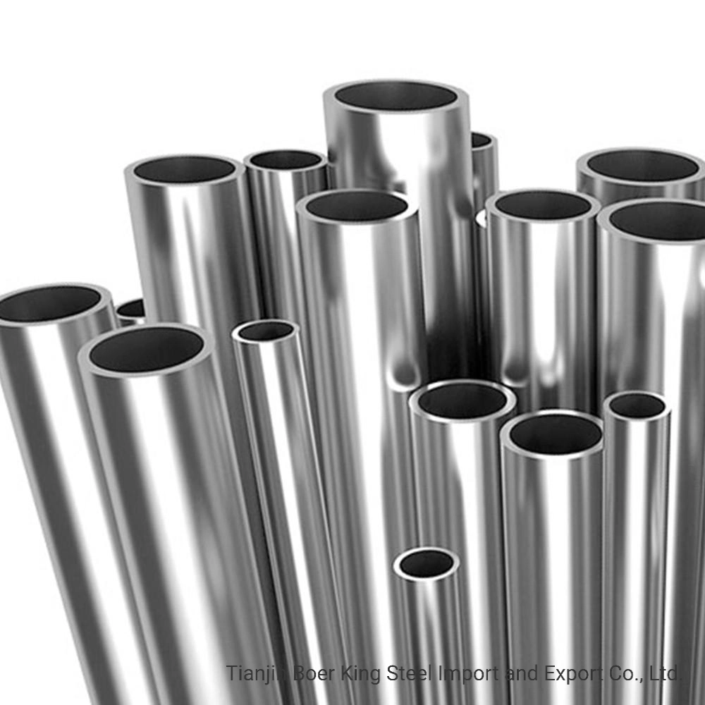 DIN 201 202 301 304 316L 317L 430 321 409 2507 Sch10 Sch40 Stainless Steel Seamless Pipe