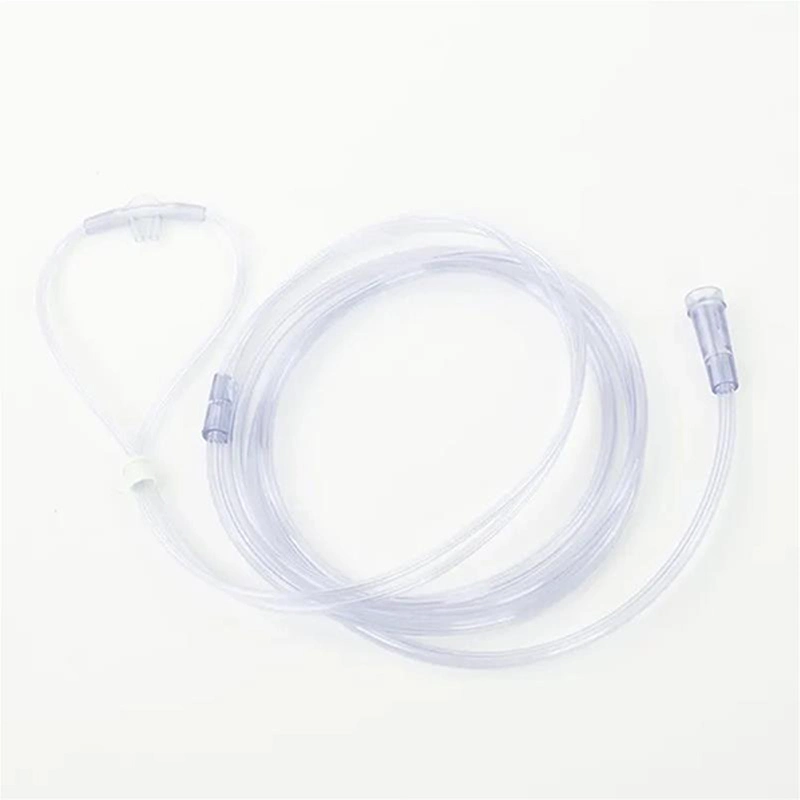 Factory Price Medical Adult Pediatric Disposable PVC Oxygen Nasal Cannula Tube with CE&ISO