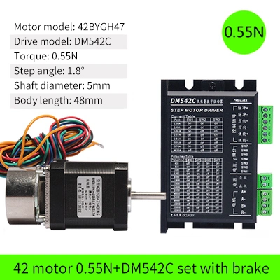 Motor paso a paso Plus Controller (NEMA17 0,55m y N. 48 mmL 25600 DM452C)