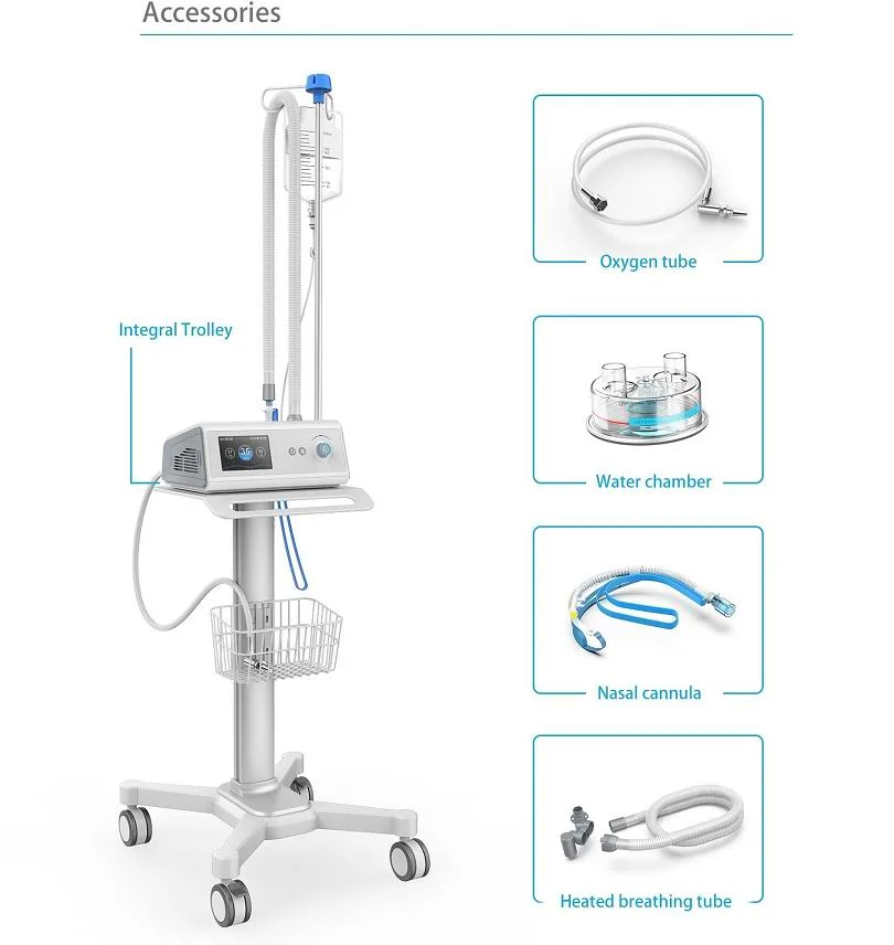 MS-HR600 Oxygen therapy High flow nasal cannula device with Heated Respiratory Humidifiers