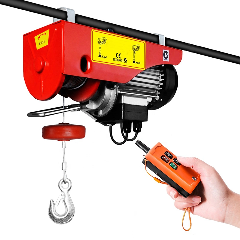 Portable Wire Rope Small Winch PA125gk-1000kg Mini Electric Hoist