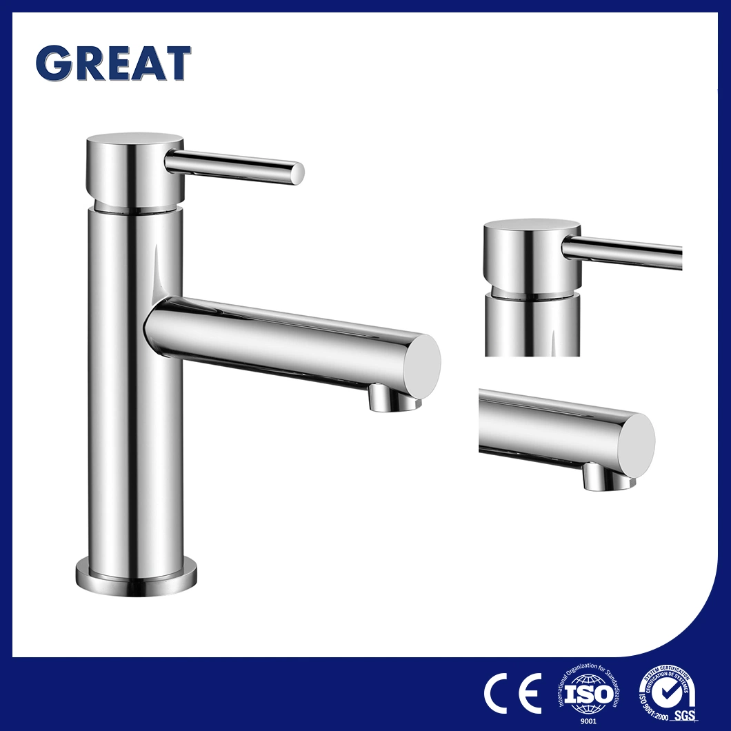 Great Bathroom Single Handle Faucet Suppliers OEM Customized Vessel Sink Faucet Gl32101A321 Single Lever Basin Faucet Self Closing Time Delay Water Basin Tap