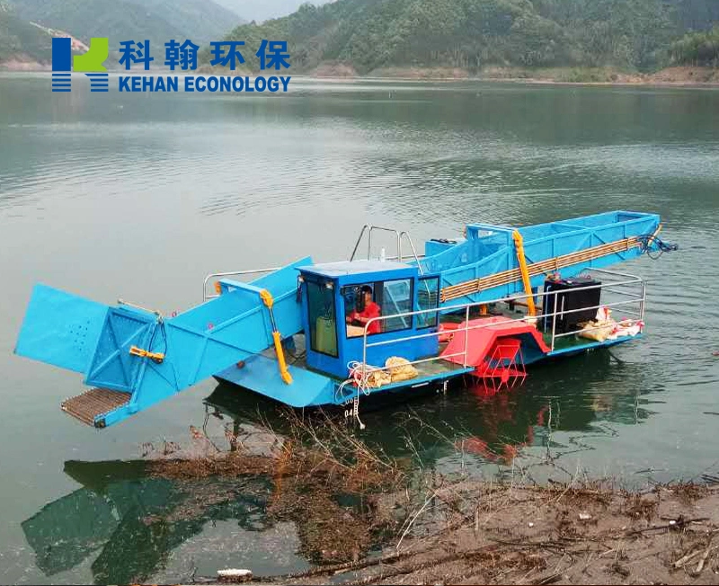 River Cleaning Equipment Water Hyacinth Reed Cutting Ship