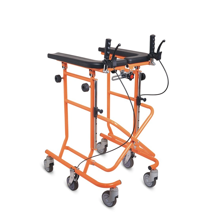 Leve Folding Aluminium Mobility idosos deficientes auxiliar de caminhada com cesto