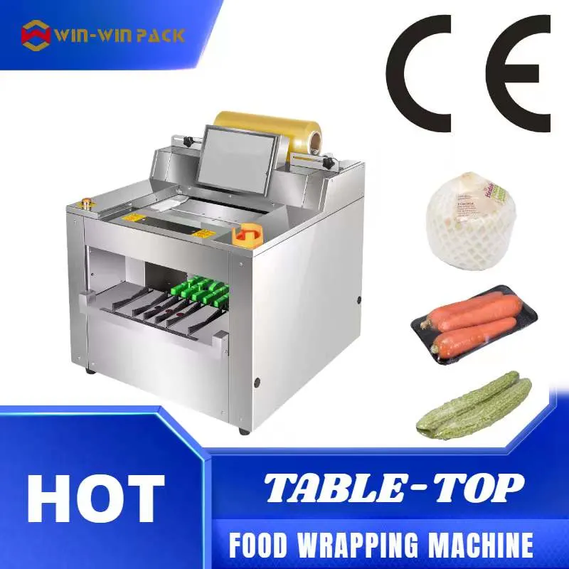 Best Film Wrap Machine for Vegetables Food Packaging Machine Automatic Packing Machine Commercial Food Wrapping Machine