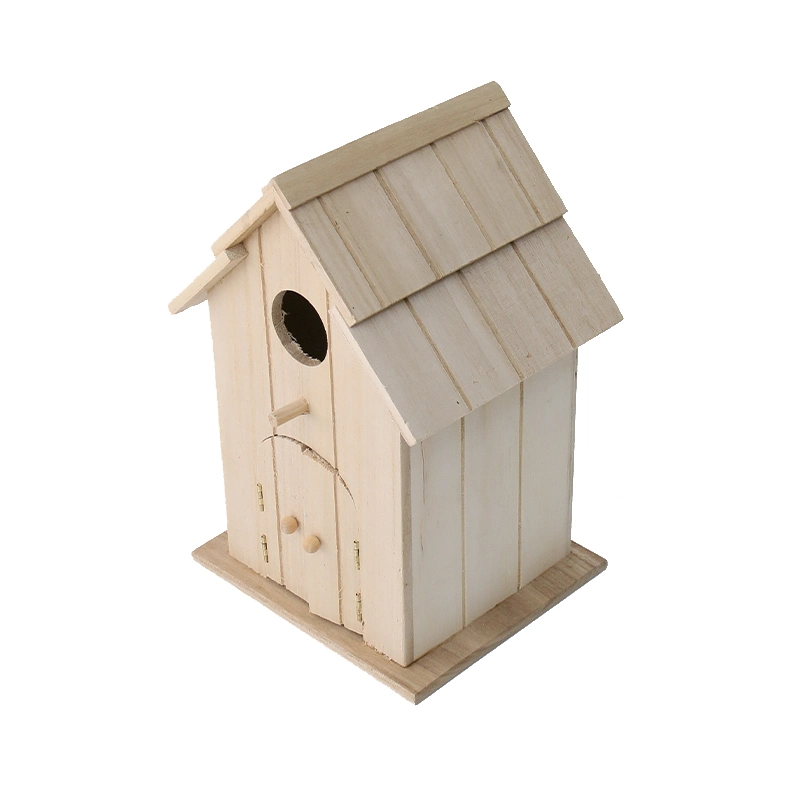 Wooden Bird House for Finch Bluebird Cardinals Hanging Birdhouse