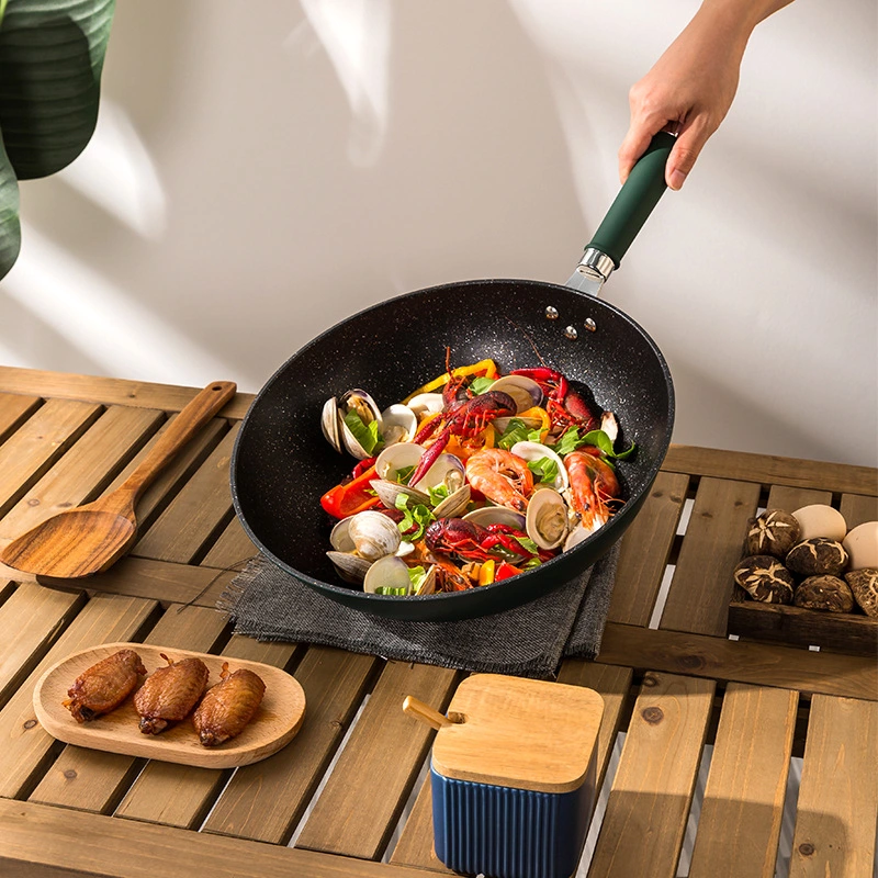 Juego de sartén universal antiadherente para cocinas de gas e inducción - Ensemble de tres piezas para sartenes, gran idea de regalo