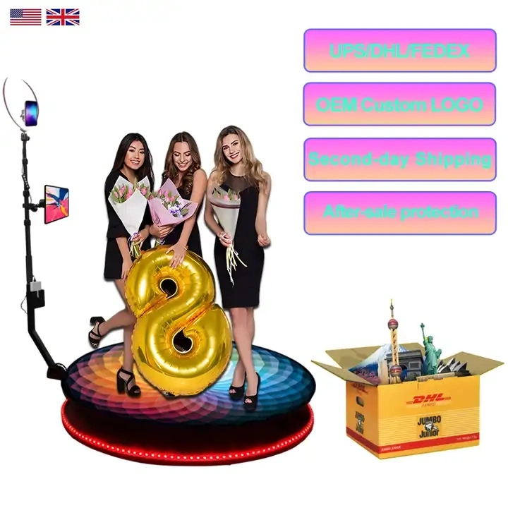 Magic Mirror 360 Selfie Booth Fill Light machine Camera iPad Accessoires vidéo gratuits selfie