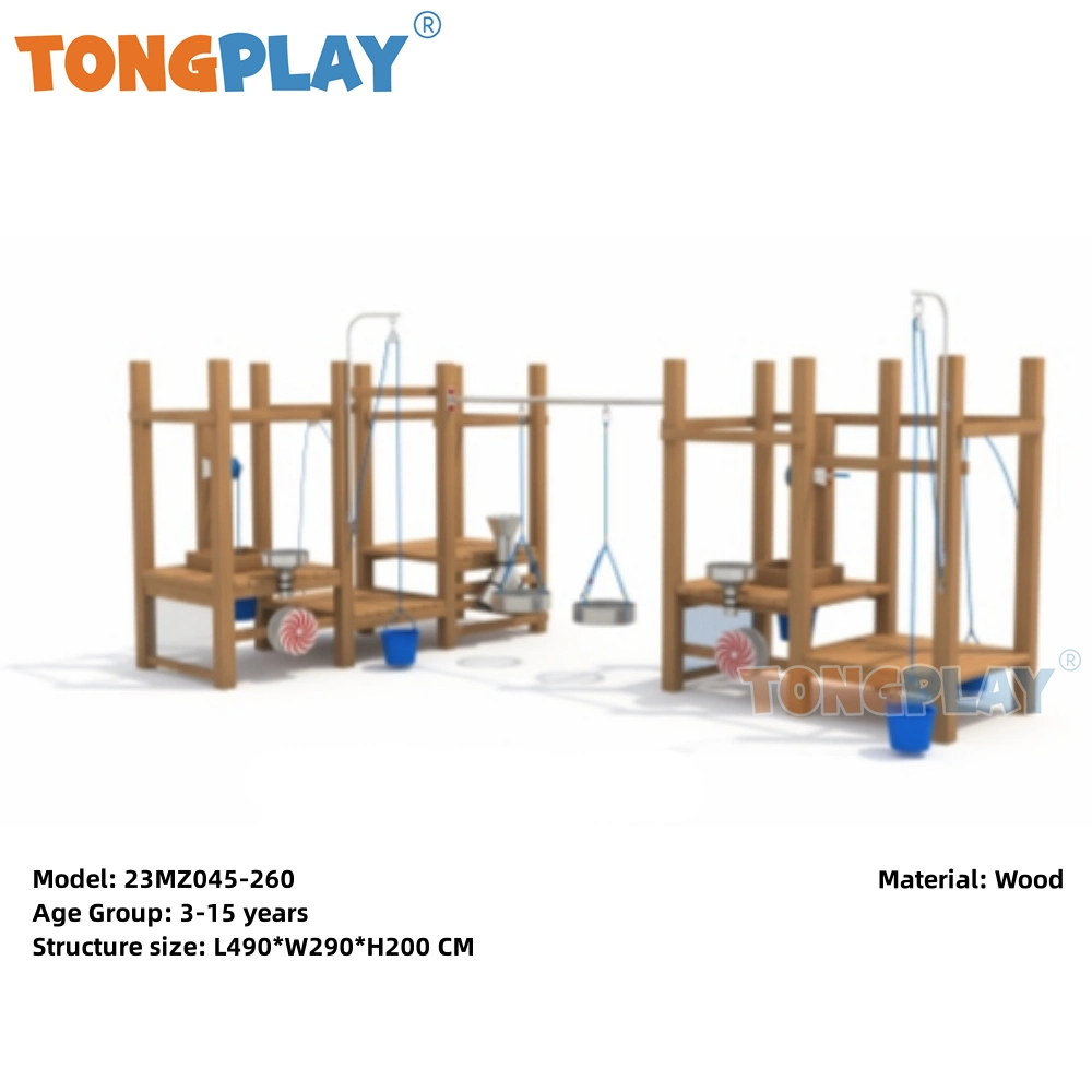 Tongplay Kinder Outdoor-Spiel Set Holz Spielplatz Spiele Fitness Training Ausrüstung für Spaß