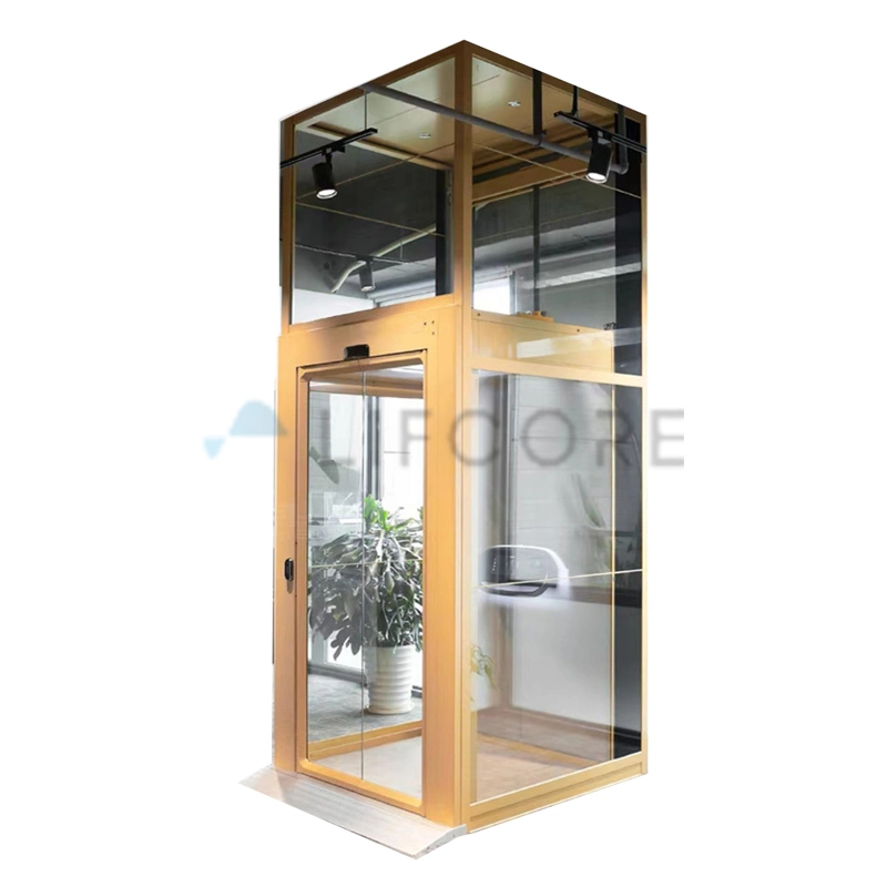 2-4 Storey CE ISO Approved Small Villa Home Glass Elevator for Handicap and Disabled