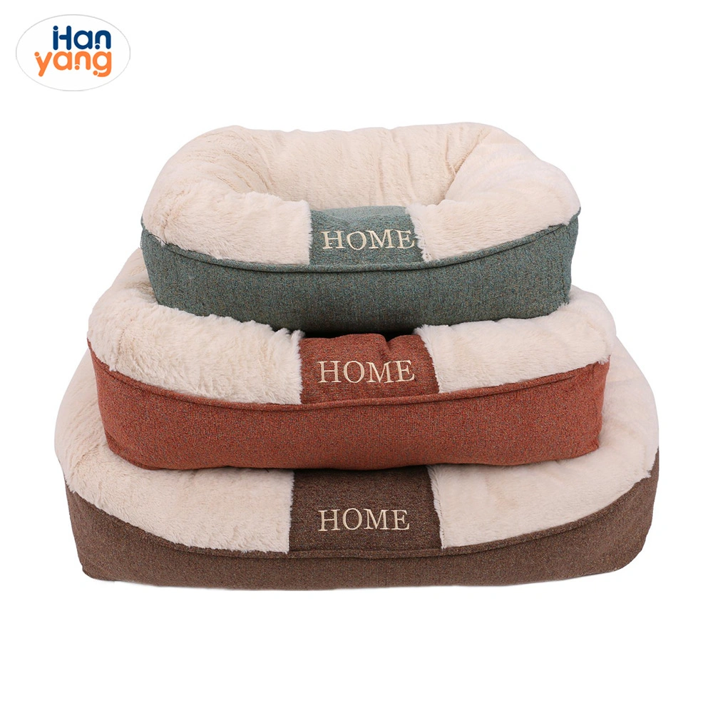 Hanyang Camas De Perros Polyester Plush PP Cotton Solid Wholesale New Style High Quality Dog Bed Sofa Pet Product Bed for Dog