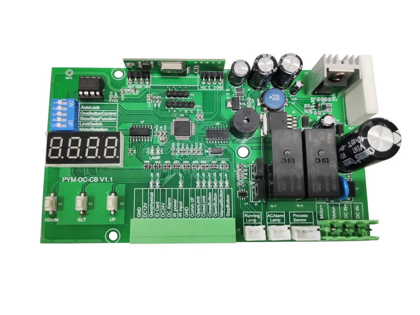 Multifunktions-Schiebetor Mit Langsamer Stoppfunktion, Öffner, Steuerplatine, Schiebetor Opener Control Board Gate PCB Control Board für Schiebetor Operatoren