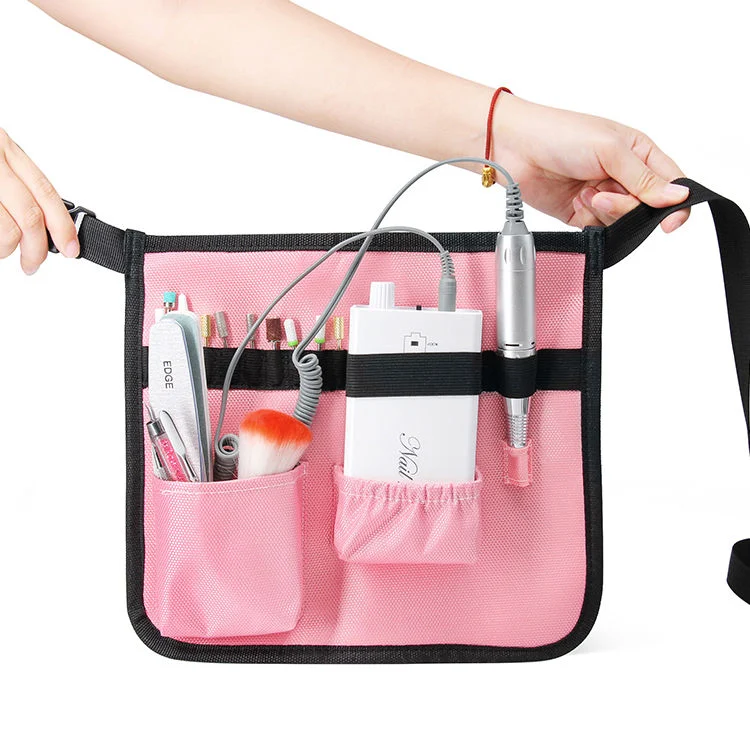 Wholesale/Supplier Pink Manicure Nail Drill File Tool Waist Bag