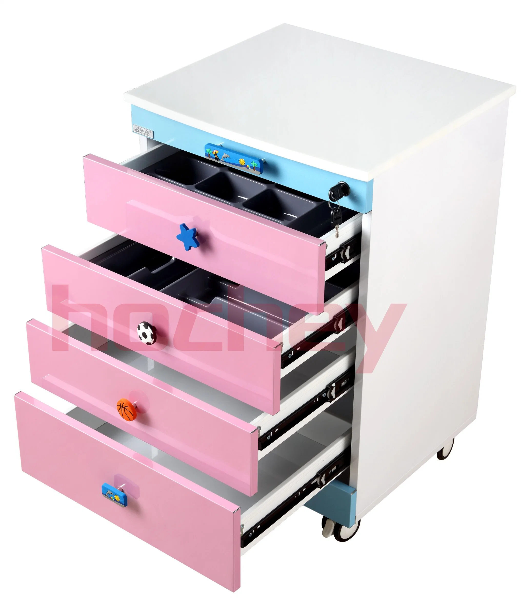 Dental 4 Tier Kids Cabinets Medical Mobile Furniture Dental Furniture Cabinets Teeth Trolleys Mobile Cabinets Laboratory Dental Units