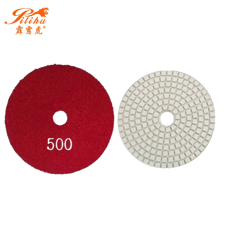 Húmedo flexible Pad disco abrasivo de pulido de diamantes de la rueda de pulido Herramientas de molienda