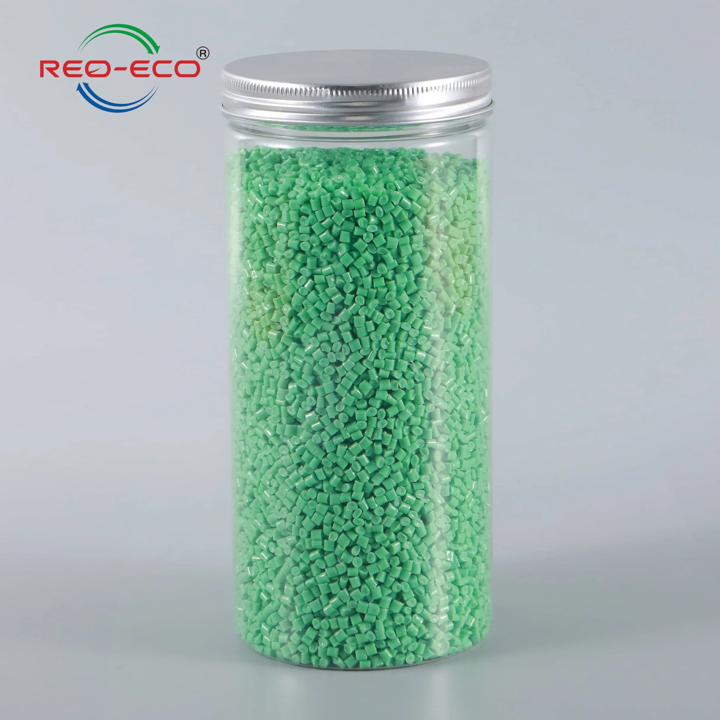 100% de PET reciclado Pellet Chip chip RPET poliéster reciclado certificado FDA