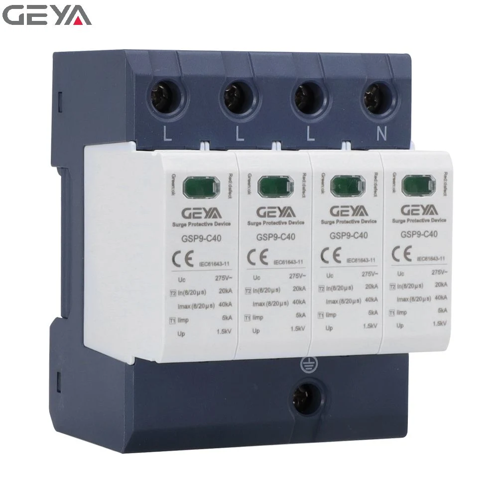 Geya Surge Arrestors Type1+Type2 Single Phase Surge Protection 275V 10ka-160ka