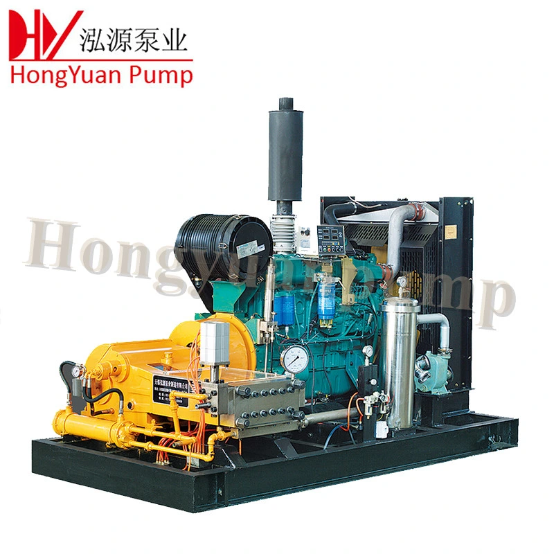 Heater Exchanger Tube Cleaning Water Blasting Triplex Piston Pump