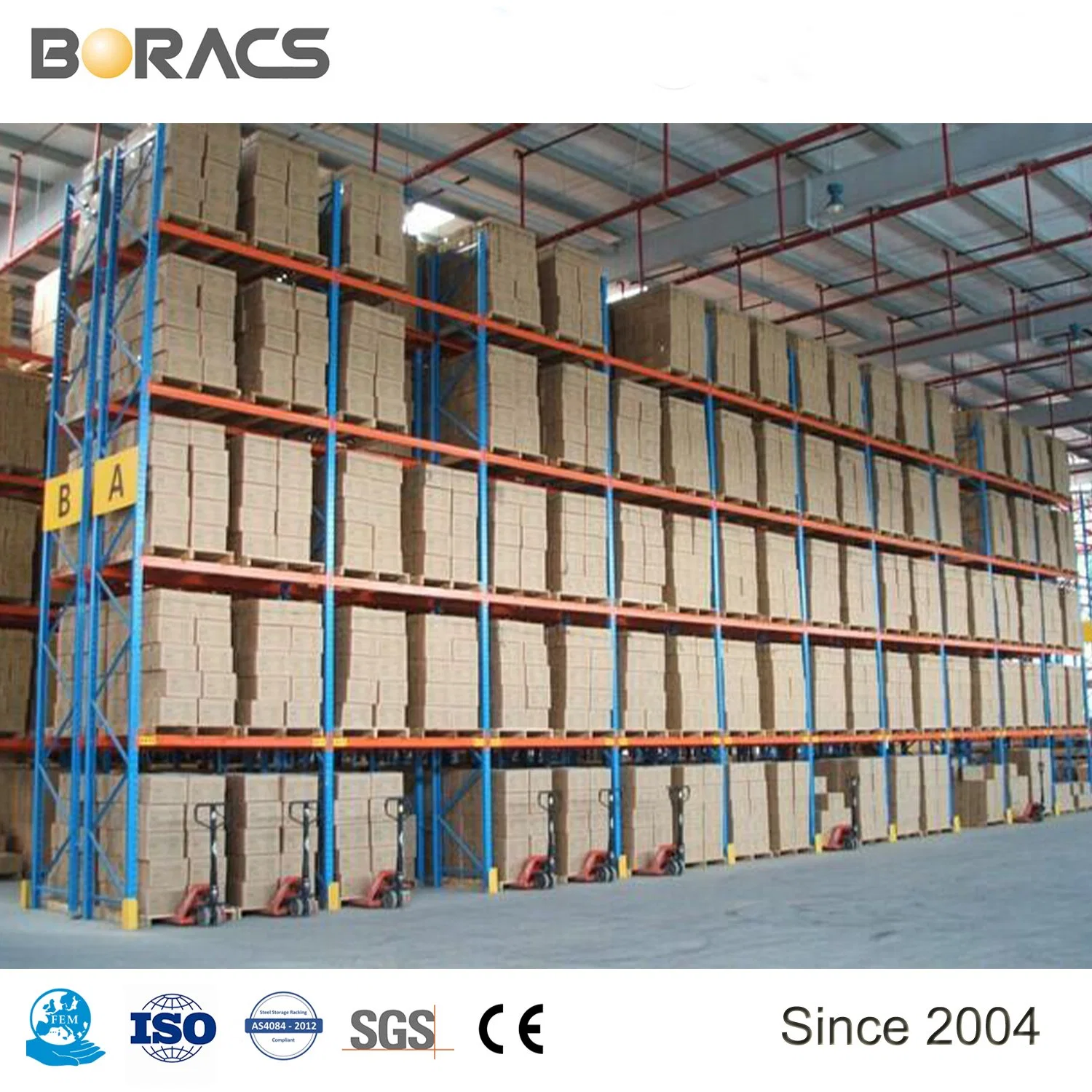 Customized Steel Heavy Duty Industrial Pallet Warehouse Racking for Goods Storage