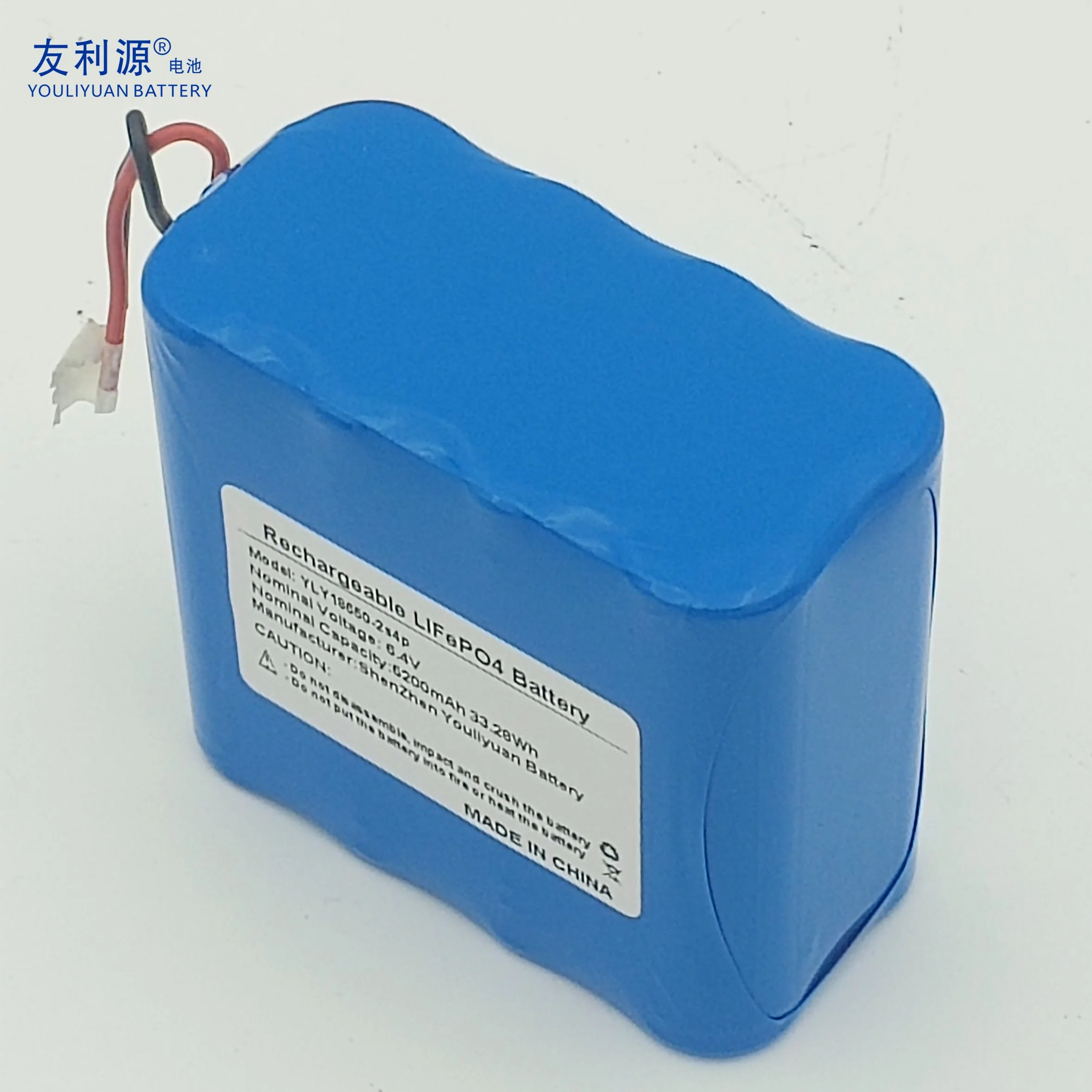 High Quality 18650 6.4V 5200mAh Rechargeable LiFePO4 Battery for Power Tools Cordless Drills Toys