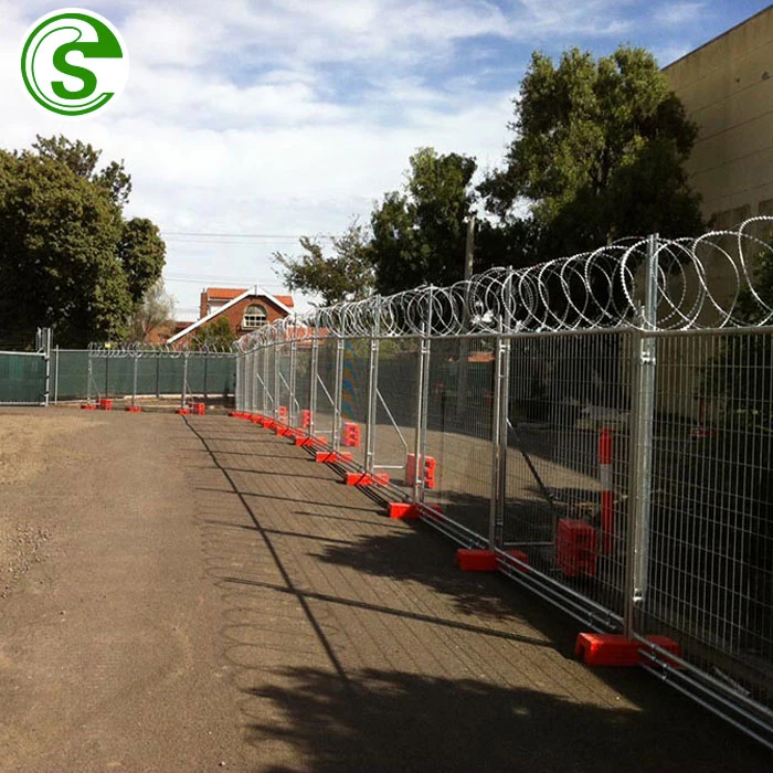 Road Side Project Used Outdoor Security Temporary Fencing Hot Sale