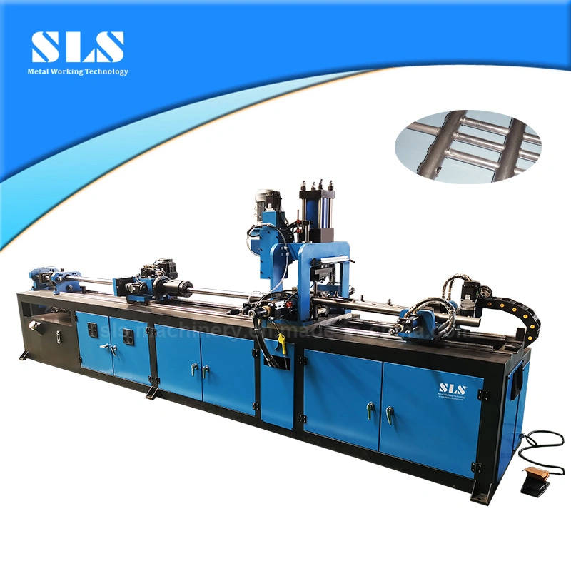 Apply to Refrigeration Line Shunt Copper Tube Flange Hole Collaring CNC Pipe Punching Flanging Machine