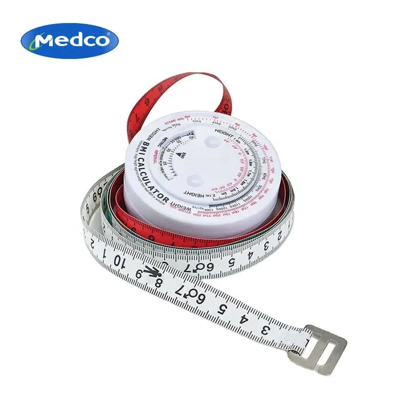 Ruban de mesure IMC Calculatrice d'indice de poids du corps forme de cercle