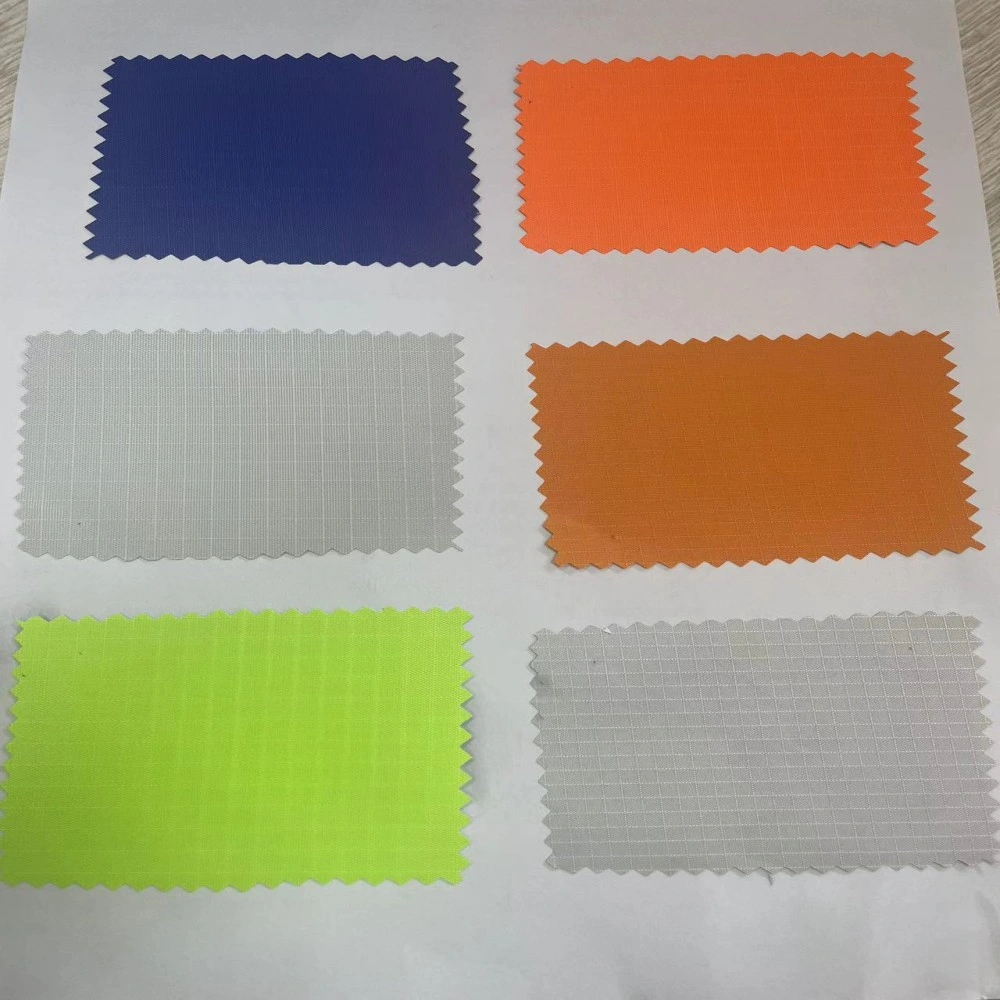 100% Polyester Waterproof 210d 0.4 Grid PVC Coating Oxford Fabric for Car