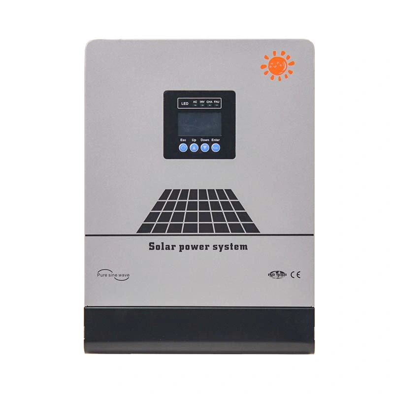 5kw hors réseau Créer un onduleur solaire hybride avec un contrôleur de charge solaire MPPT de 80A intégré.