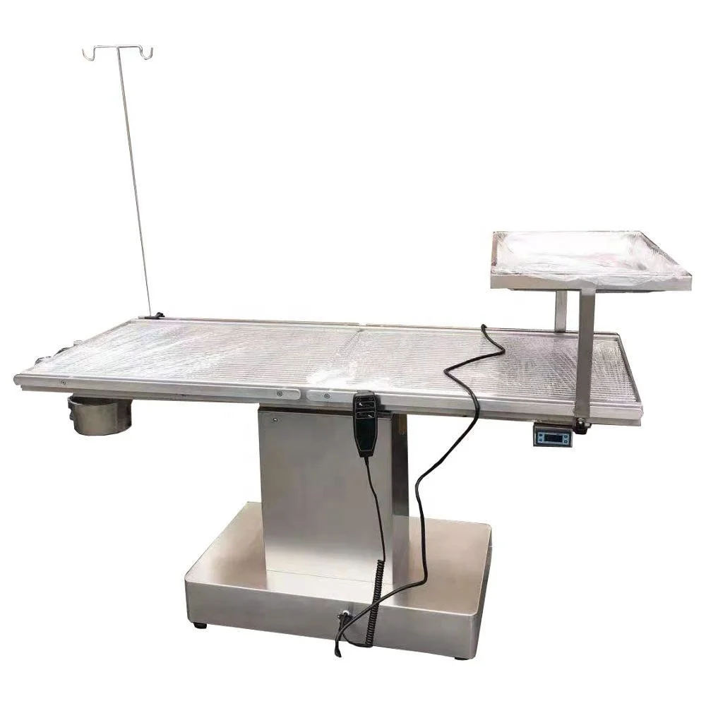 Yuever Medical Thermostatic Two-Way Tilting Lifting Veterinary Medical Operating Table for Vet