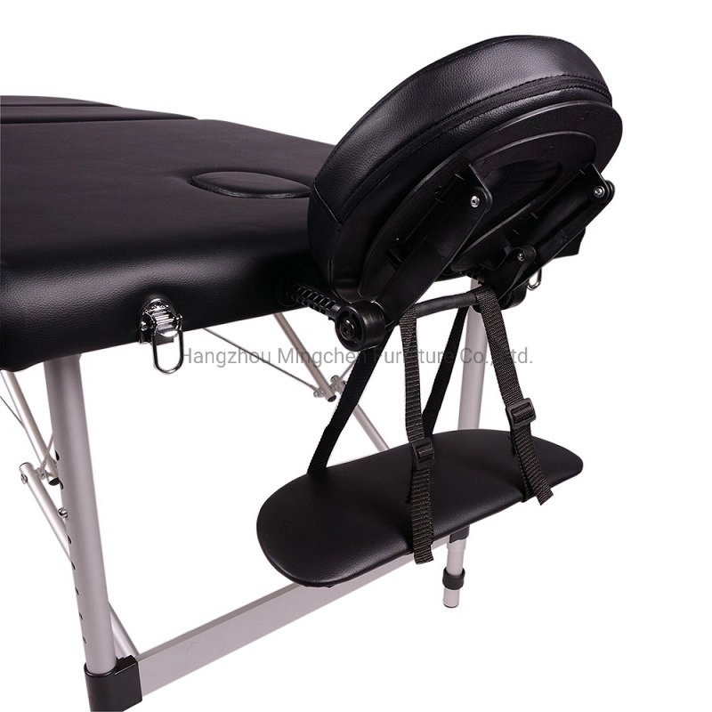 Certification CE Lit de massage pliant en aluminium pour salon avec sac de transport imperméable