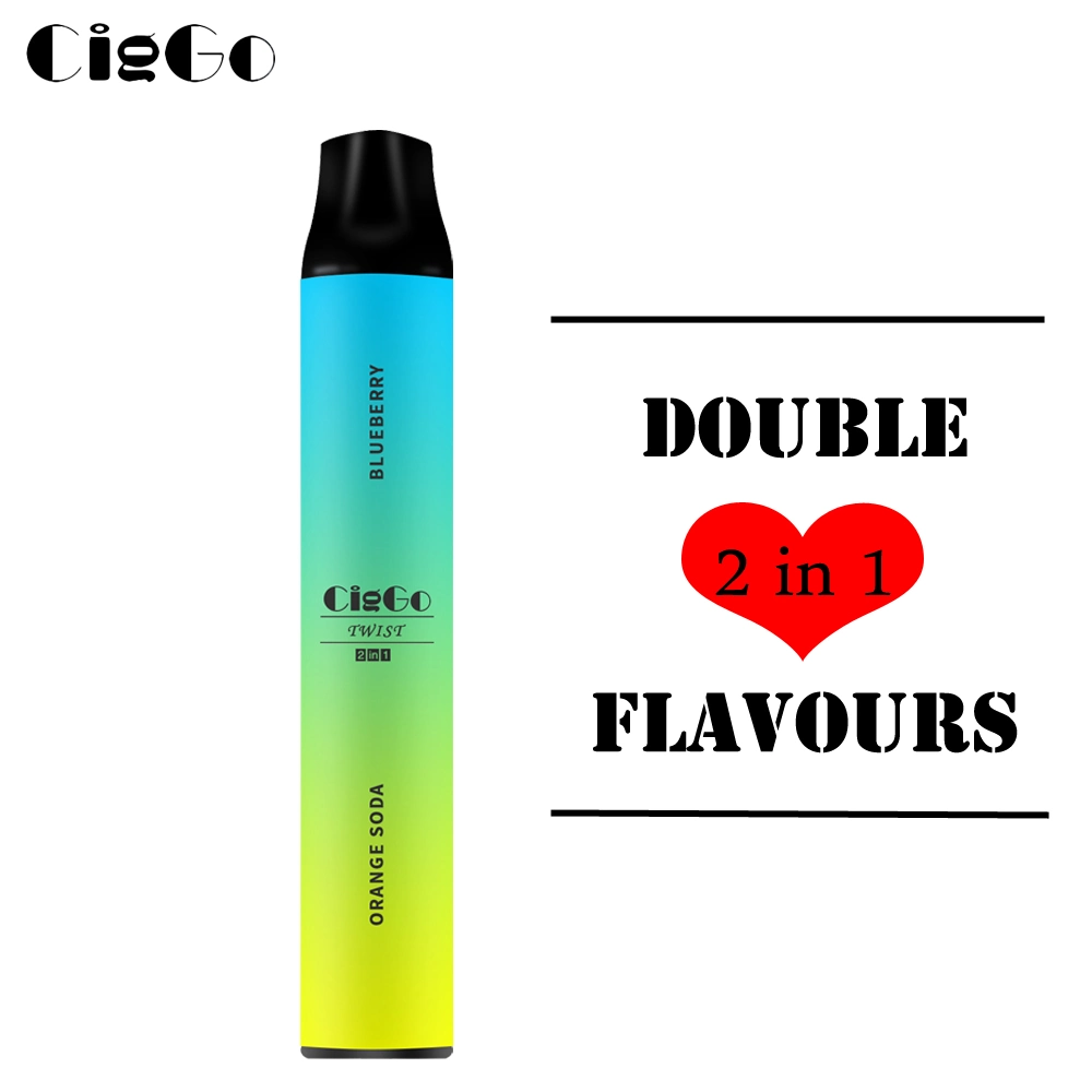 Portable Disposable Pod System Vape Various Flavors Puff Bar Puff Double 2 in 1 Dual Flavours