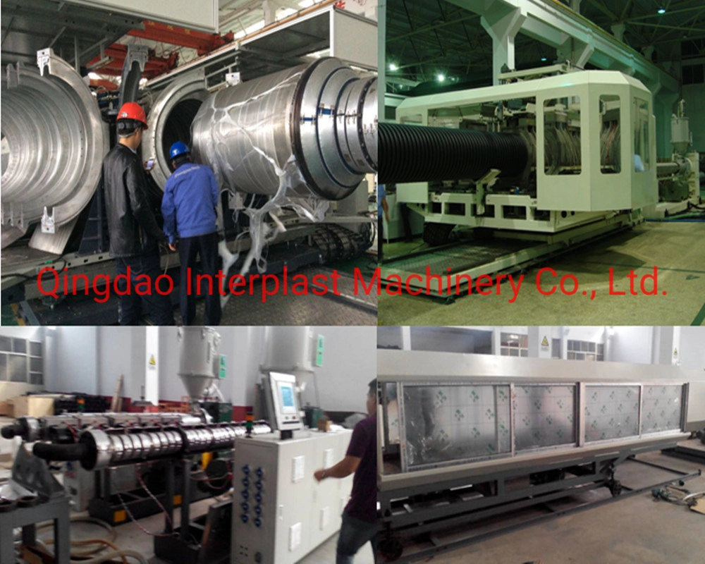 Plastic PVC/HDPE Double Wall Sewage Tube/Pipe Extruder/Corrugated Pipe Production Line